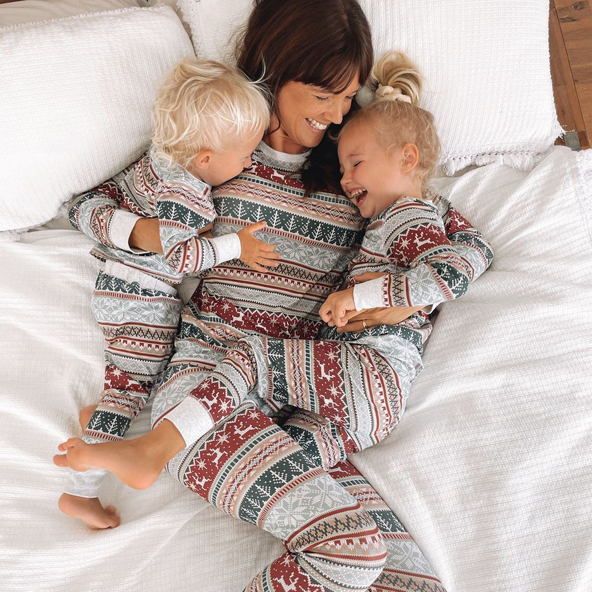 European And American Christmas Homewear Family Set Pajamas