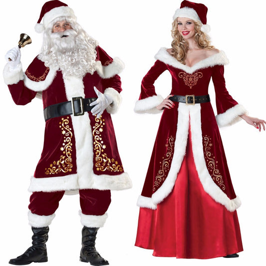 Christmas Queen Princess Dress Santa Claus dress