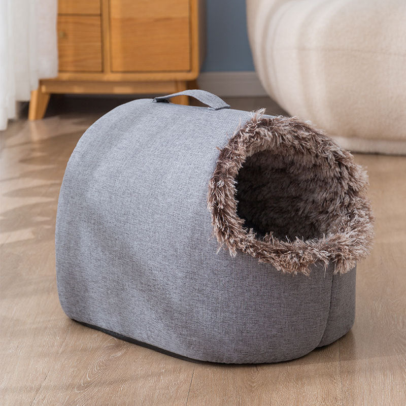 Autumn And Winter Fleece-lined Cat Nest Closed Sleeping Bag